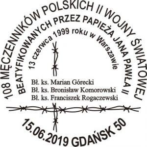 108 meczenników polskich-datownik okol