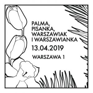 datownik okolicznościowy 13.04.2019 Warszawa