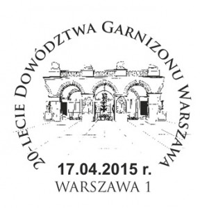 datownik okolicznościowy 17.04.2015 Warszawa