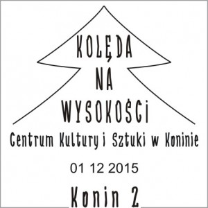 datownik okolicznościowy ze zmienną datą 01.12.2015 Poznań