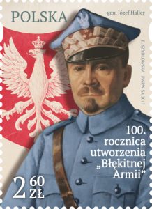 100 rocznica utworzenia blekitnej armii Znaczek v2