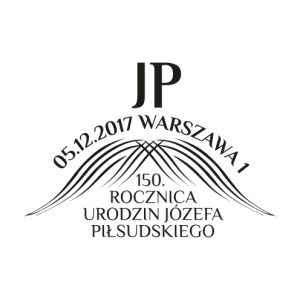 150 rocznica urodzin Piłsudskiego datownik