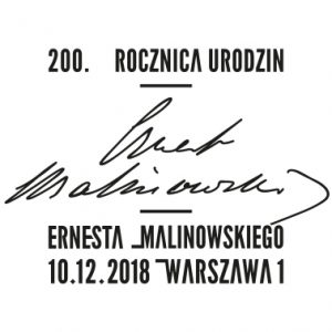 200 rocznica Ernesta Malinowskiego datownik popr