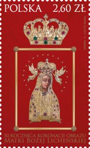 50 rocznica koronacji obrazu matki Bozej Lichenskiej znaczek