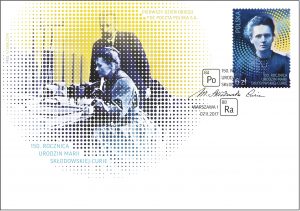 150 rocznica urodzin Marii Skłodowskiej-Curie koperta v2