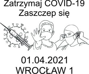 Datownik okolicznościowy 01.04.2021 Wrocław 1