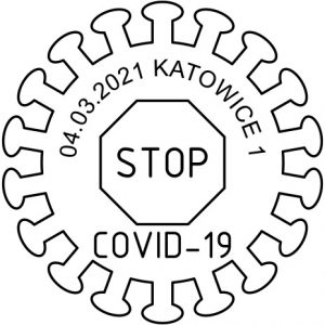 Datownik STOP COVID-19 Katowice krzywe corel 21.cdr