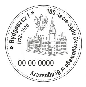 Stały datownik ozdobny ze zmienną datą 20.04.2020-19.04.2021 Bydgoszcz 1