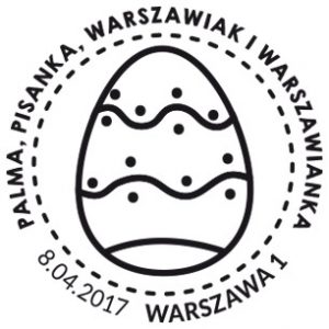 datownik oklicznościowy 08.04.2017 Warszawa