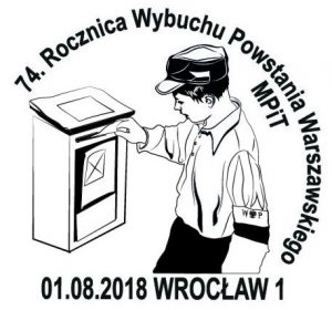 datownik okolicznościowy 01.08.2018 Wrocław