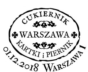 datownik okolicznościowy 01.12.2018 Warszawa