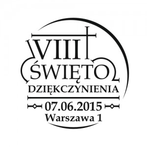 datownik okolicznościowy 07.06.2015 Warszawa