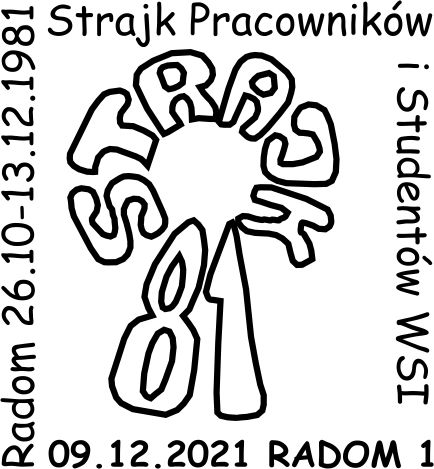 datownik okolicznościowy 09.12.2021 Warszawa