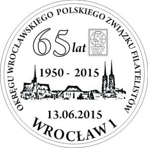 65 lat Okręgu Wrocławskiego Polskiego Związku Filatelistów 1950-2015