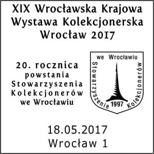 datownik okolicznościowy 18.05.2017 Wrocław