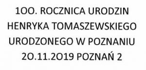 datownik okolicznościowy 20.11.2019 Poznań