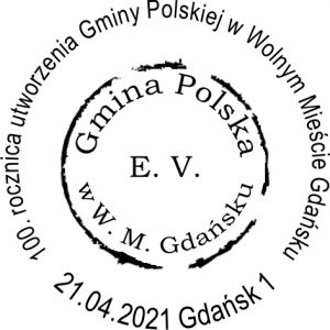 datownik okolicznościowy 21.04.2021 Gdańsk