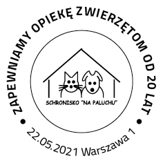 datownik okolicznościowy 22.05.2021 Warszawa