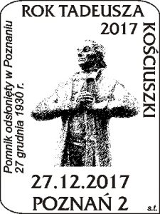 datownik okolicznościowy 27.12.2017 Poznań