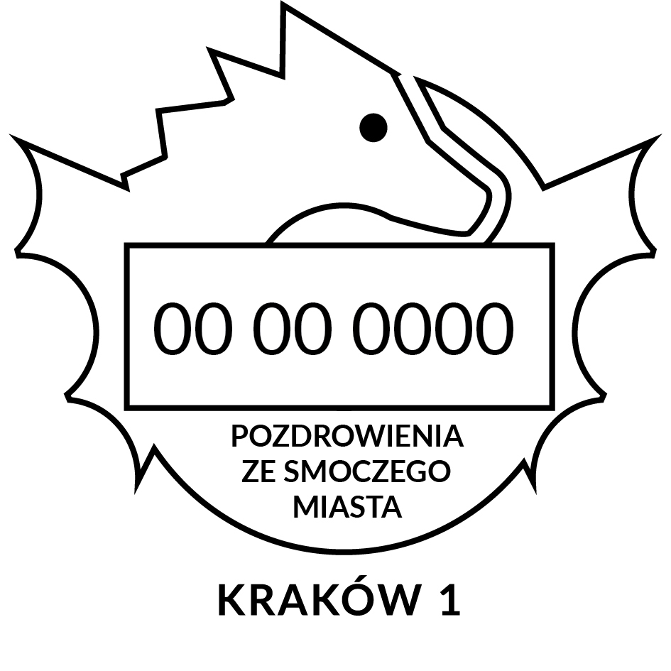 datownik stały ozdobny ze zmienną datą od 05.06.2022 Kraków