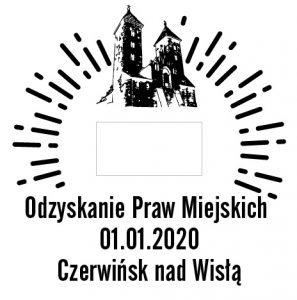 datownik stały ozdobny ze zmienną datą od 17.02.2020 do 31.12.2020 Warszawa