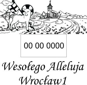 datownik stały ozdobny ze zmienną datą od 17.02.2021 do 30.04.2021 Wrocław 1