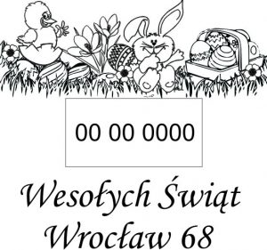 datownik stały ozdobny ze zmienną datą od 17.02.2021 do 30.04.2021 Wrocław 68