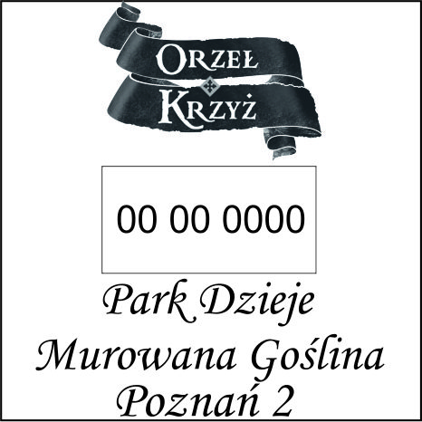 datownik stały ozdobny ze zminną datą od 24.06.2022 Poznań