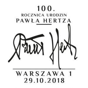100 rocznica urodzin pawla herza datownik