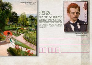 150 rocznica urodzin Jozefa Mehoffera kartka