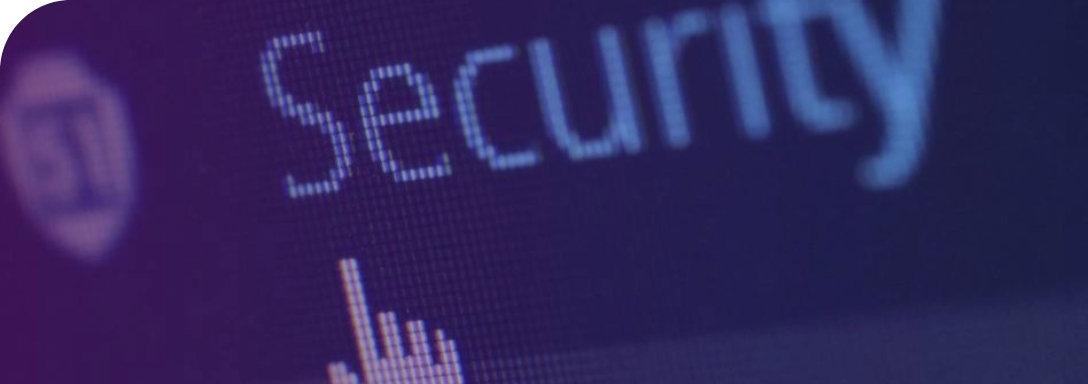 Fragment ekranu komputera z napisem security