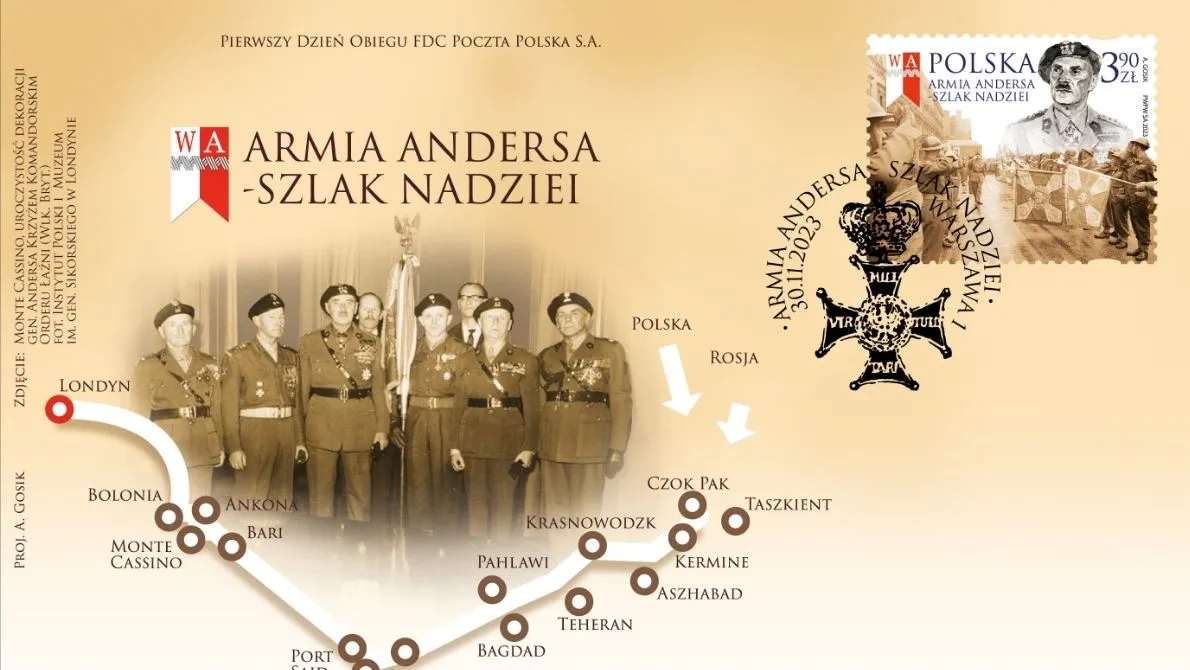  Prezentacja emisji „Armia Andersa – Szlak Nadziei” 