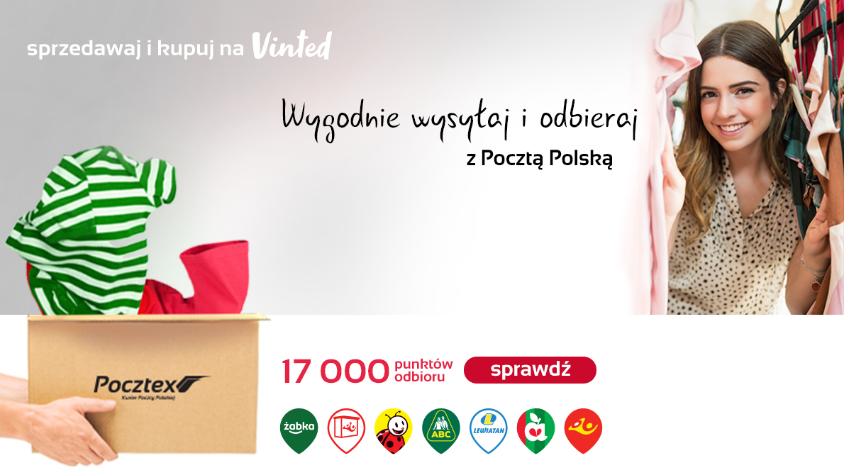  Przesyłki z Vinted teraz także w sieci punktów odbioru Poczty Polskiej 