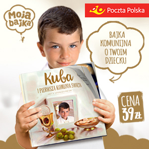  Personalizowana książeczka doskonałym dodatkiem komunijnym 
