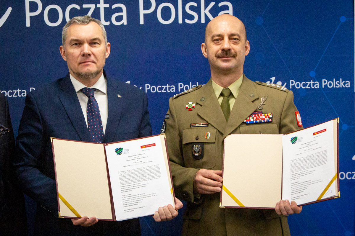  Poczta Polska i Centralne Wojskowe Centrum Rekrutacji zawarły porozumienie o współpracy 