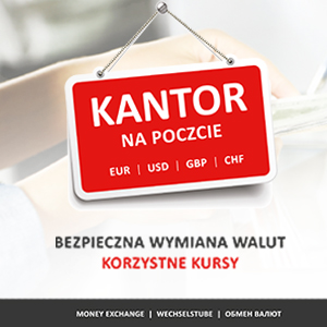  Wymieniaj walutę na poczcie 