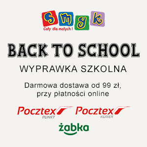  Wyprawka szkolna ze Smyka z darmową dostawą kurierem Pocztex!  