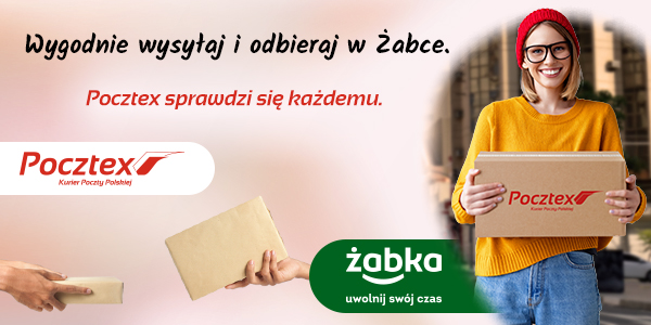  Przesyłkę Pocztex można już wysłać w sklepach sieci Żabka! 