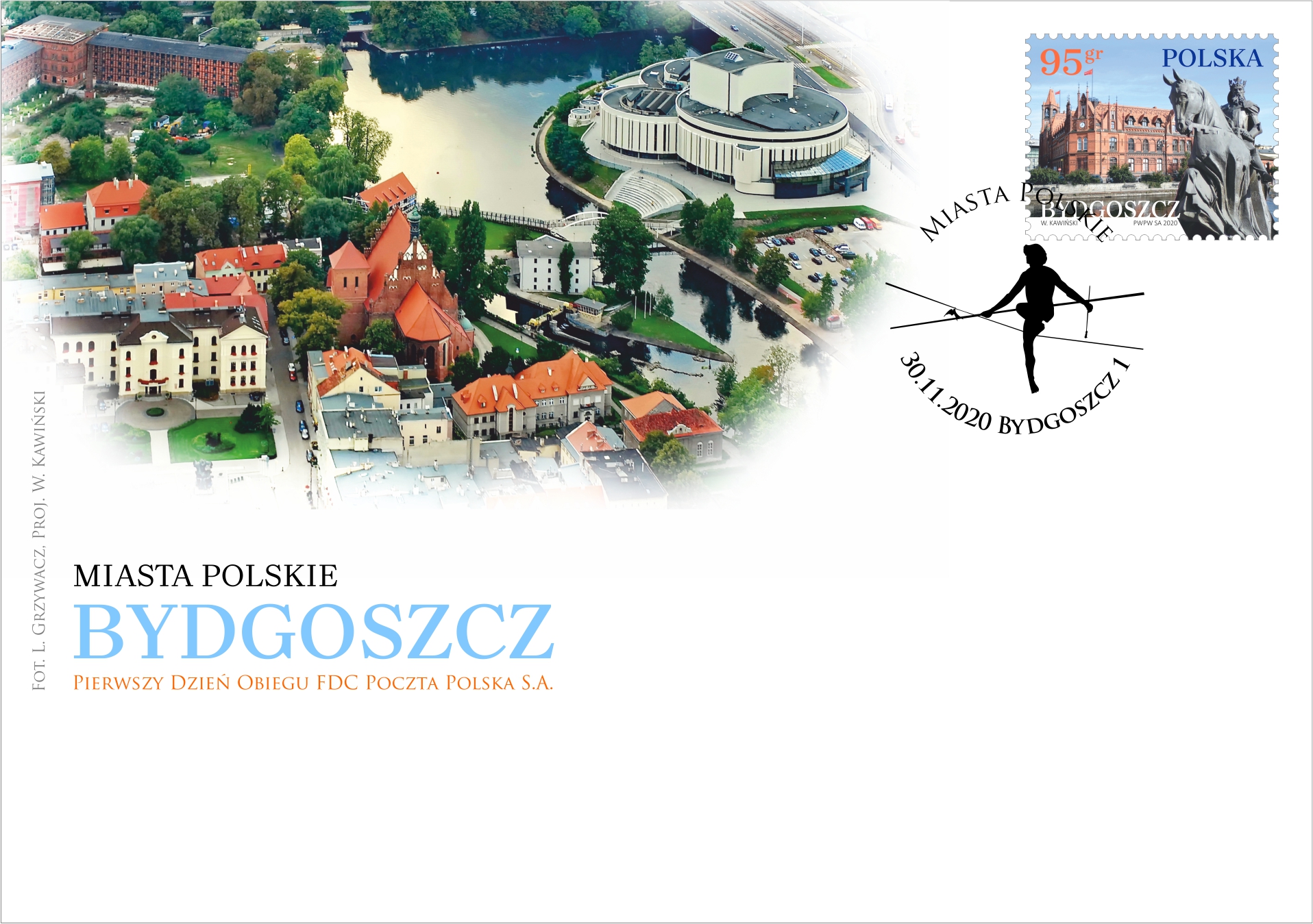  Poczta Polska wypuściła znaczek serii „Miasta polskie” – Bydgoszcz 