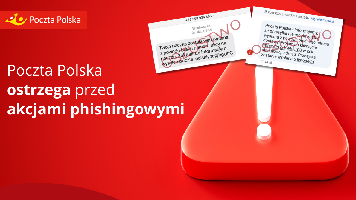  Poczta Polska ostrzega przed akcjami phishingowymi 