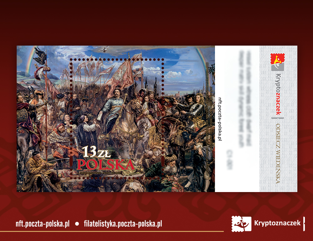  Odsiecz Wiedeńska w cyfrowym wydaniu. Poczta Polska wprowadza limitowaną emisję Kryptoznaczka 