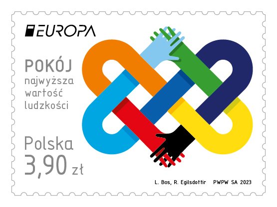  Nowy symbol pokoju na znaczku serii EUROPA 
