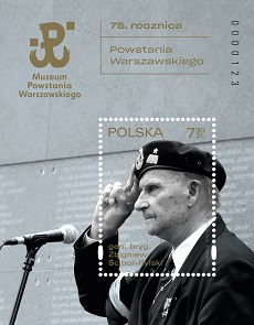  Generał Zbigniew Ścibor-Rylski na najnowszym znaczku powstańczym 