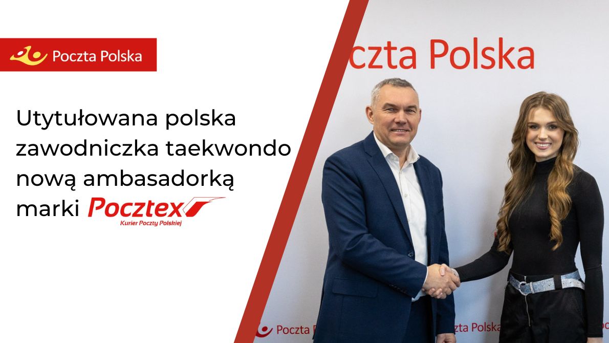  Utytułowana polska zawodniczka taekwondo nową ambasadorką marki Pocztex! 