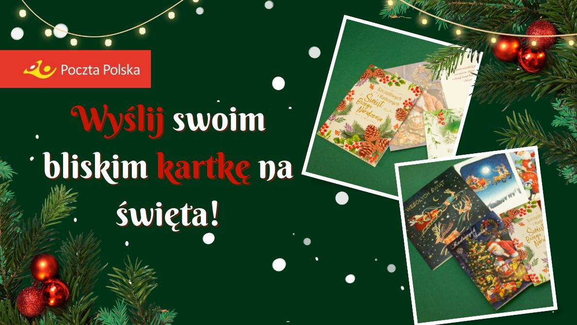  Poczta Polska zachęca do kultywowania tradycji wysyłania świątecznych kartek i karnetów 