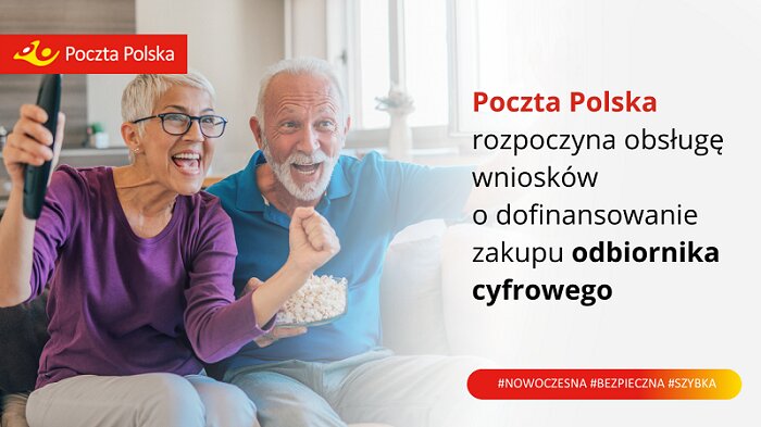  Poczta Polska rozpoczyna obsługę wniosków o dofinansowanie zakupu odbiornika cyfrowego 