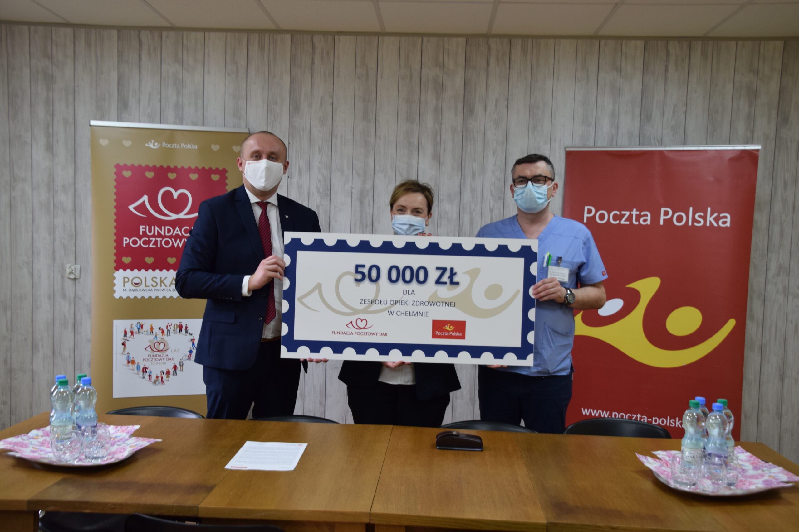  Fundacja „Pocztowy Dar” wsparła Zespół Opieki Zdrowotnej w Chełmnie 