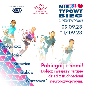  Fundacja Poczty Polskiej organizuje nieTYPOWY BIEG i wspiera dzieci z trudnościami neurorozwojowymi 