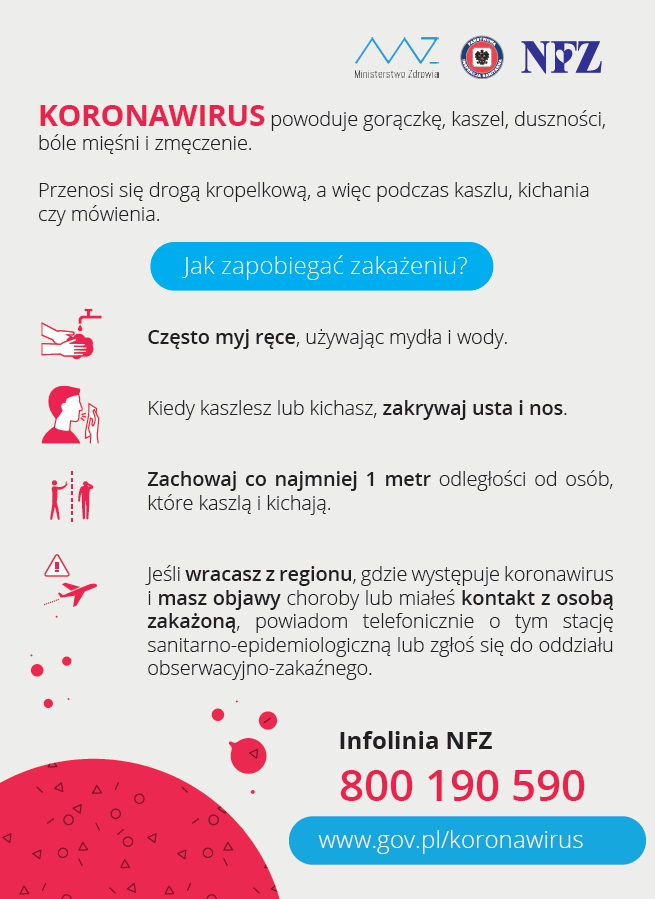  Poczta Polska dostarczy 15 mln ulotek dotyczących koronawirusa 