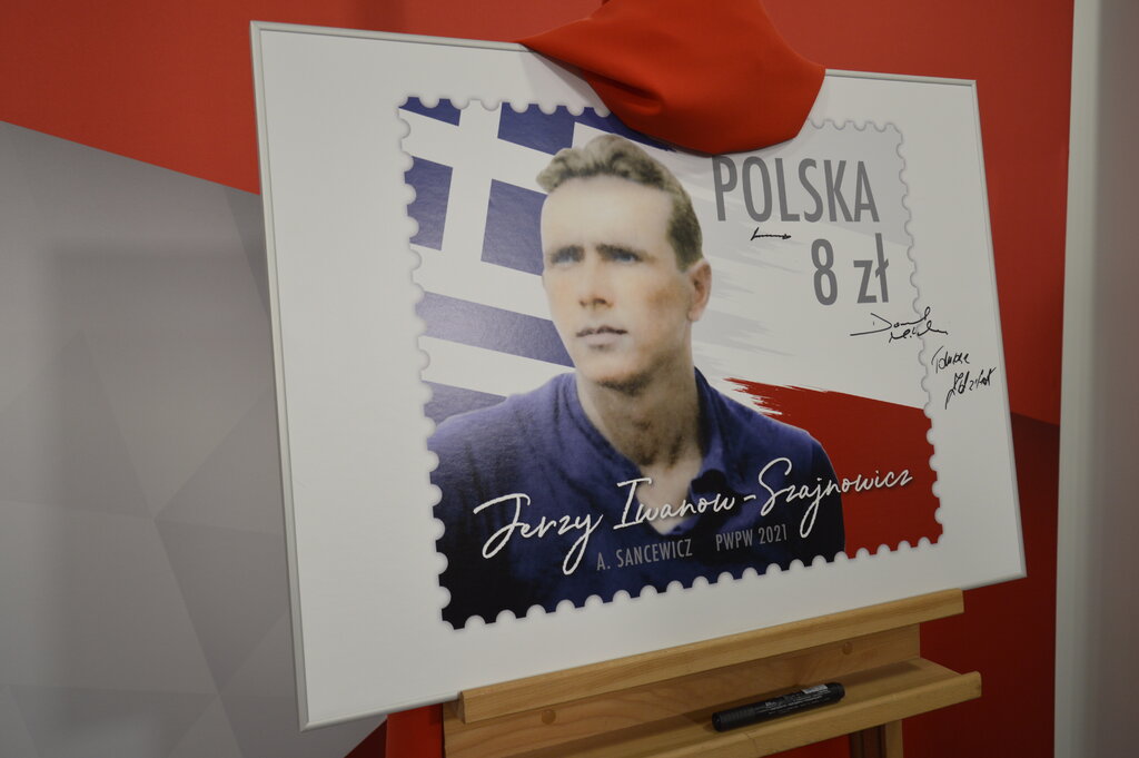  Polsko-grecki bohater na znaczku pocztowym 